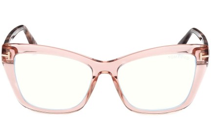 Glasögon Tom Ford FT5826-B 072 Cat Eye Rosa