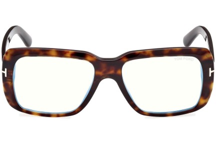 Glasögon Tom Ford FT5822-B 052 Fyrkantig Havana