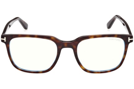 Glasögon Tom Ford FT5818-B 052 Fyrkantig Havana