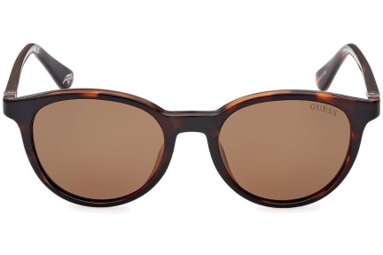 Solglasögon Guess GU5216 52H Polarized Runda Havana