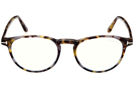 Glasögon Tom Ford FT5803-B 055 Runda Havana