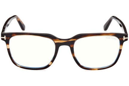 Glasögon Tom Ford FT5818-B 050 Fyrkantig Havana