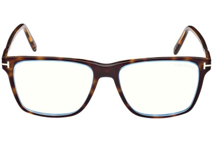 Glasögon Tom Ford FT5817-B 055 Fyrkantig Havana