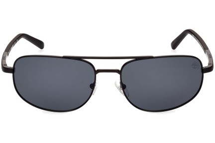 Solglasögon Timberland TB9285 02D Polarized Rektangulära Svart