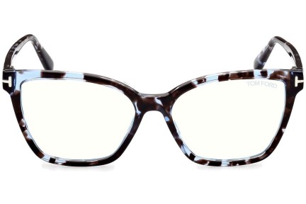 Glasögon Tom Ford FT5812-B 055 Cat Eye Blå