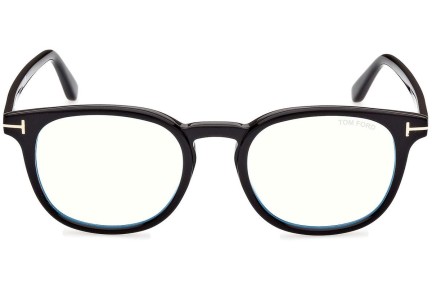 Glasögon Tom Ford FT5819-B 001 Runda Svart