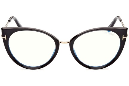 Glasögon Tom Ford FT5815-B 001 Cat Eye Svart