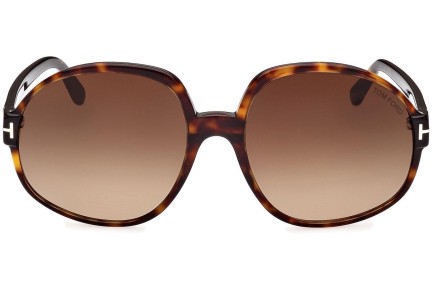 Solglasögon Tom Ford FT0991 52F Runda Havana