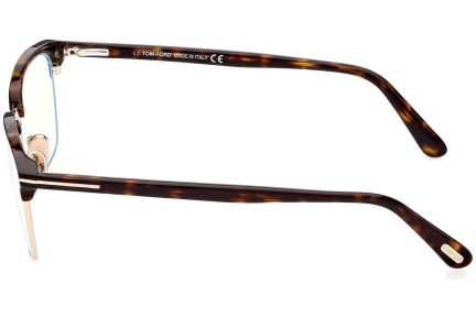 Glasögon Tom Ford FT5801-B 052 Browline Havana