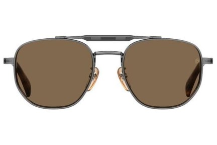 Glasögon David Beckham DB1082/G/CS KJ1/HE Polarized Runda Silver