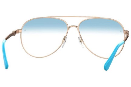 Glasögon Chiara Ferragni CF1009/BB HOT/K6 blue-light [non-prescription] Pilot Guld