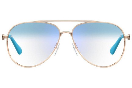 Glasögon Chiara Ferragni CF1009/BB HOT/K6 blue-light [non-prescription] Pilot Guld