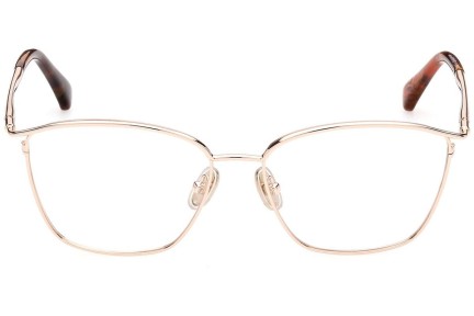 Glasögon Max Mara MM5056 028 Rektangulära Guld