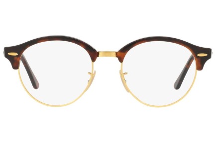 Glasögon Ray-Ban Clubround RX4246V 2372 Browline Havana