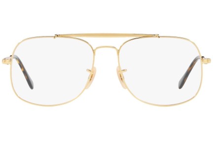 Glasögon Ray-Ban The General Optics RX6389 2500 Pilot Guld