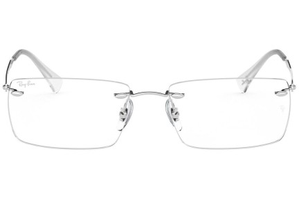 Glasögon Ray-Ban RX8755 1002 Rektangulära Silver