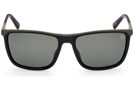 Solglasögon Timberland TB9302 02R Polarized Fyrkantig Svart