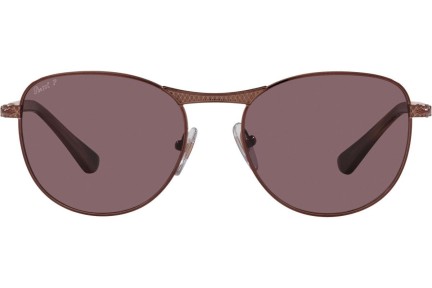 Solglasögon Persol PO1002S 1124AF Polarized Runda Brun