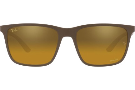 Solglasögon Ray-Ban Chromance Collection RB4385 6124A3 Polarized Fyrkantig Brun