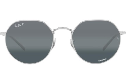 Solglasögon Ray-Ban Jack Chromance Collection RB3565 9242G6 Polarized Runda Silver