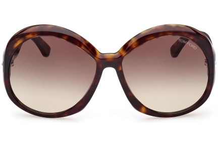 Solglasögon Tom Ford FT1010 52B Runda Havana