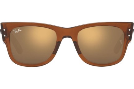 Solglasögon Ray-Ban Mega Wayfarer RB0840S 663693 Fyrkantig Brun