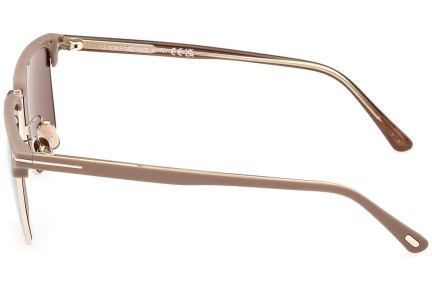 Solglasögon Tom Ford FT0997-H 52L Browline Havana