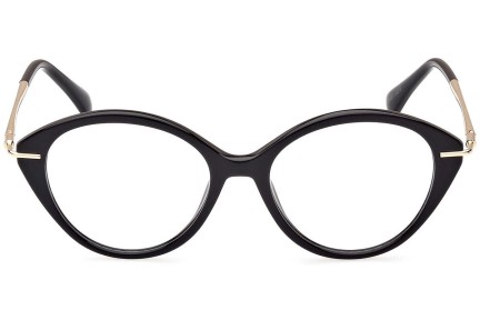 Glasögon Max Mara MM5075 001 Runda Svart