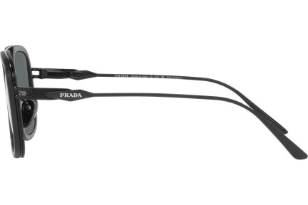 Solglasögon Prada PR57ZS 1BO5Z1 Polarized Fyrkantig Svart