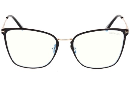 Glasögon Tom Ford FT5839-B 001 Cat Eye Svart