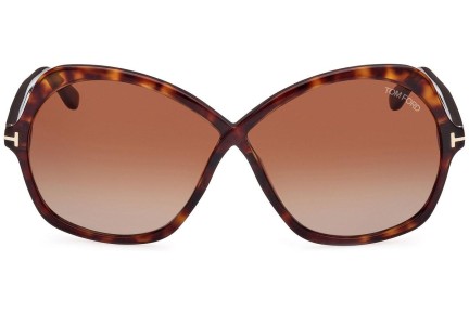 Solglasögon Tom Ford FT1013 52F Cat Eye Havana