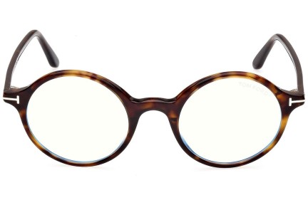 Glasögon Tom Ford FT5834-B 052 Runda Havana