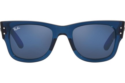 Solglasögon Ray-Ban Mega Wayfarer RB0840S 6638O4 Fyrkantig Blå