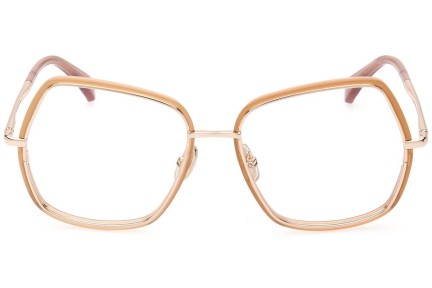 Glasögon Max Mara MM5076 028 Fyrkantig Guld