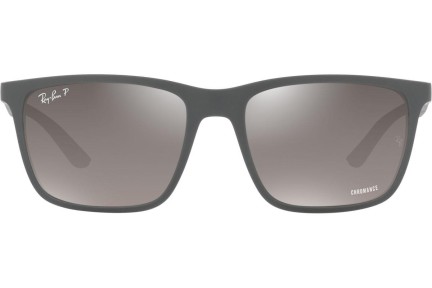 Solglasögon Ray-Ban Chromance Collection RB4385 60175J Polarized Fyrkantig Grå