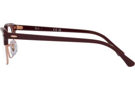 Glasögon Ray-Ban Clubmaster RX5154 8230 Browline Röd