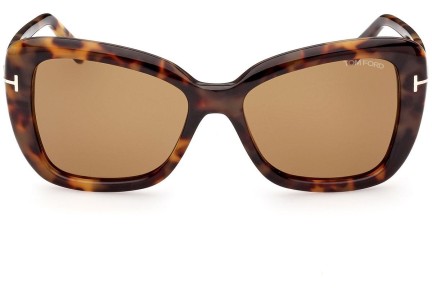 Solglasögon Tom Ford FT1008 55J Cat Eye Havana