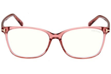 Glasögon Tom Ford FT5842-B 074 Fyrkantig Rosa