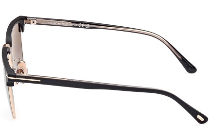 Solglasögon Tom Ford FT0997-H 02D Polarized Browline Svart