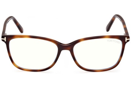 Glasögon Tom Ford FT5842-B 053 Fyrkantig Havana