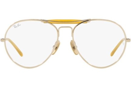 Glasögon Ray-Ban Titanium Collection RX8063V 1220 Pilot Guld