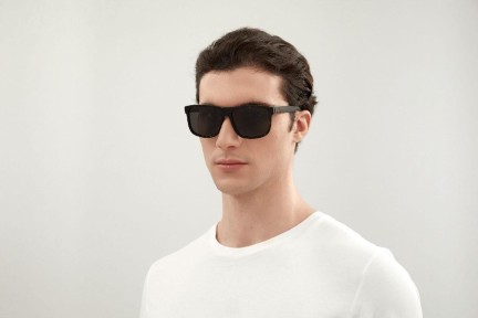 Solglasögon Gucci GG0010S 003 Polarized Fyrkantig Havana