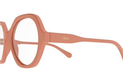 Glasögon Chloe CC0012O 003 Runda Rosa