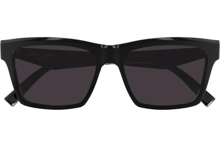 Solglasögon Saint Laurent SLM104 004 Polarized Fyrkantig Svart