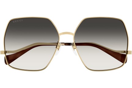 Solglasögon Gucci GG1005S 002 Oversize Guld