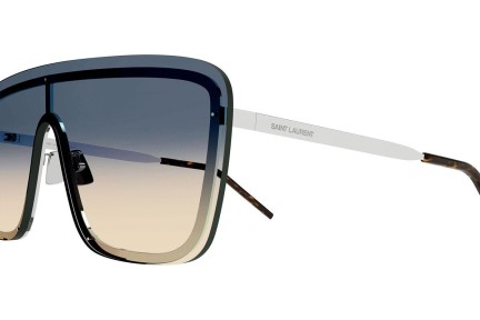 Solglasögon Saint Laurent SL364MASK 009 Enkel Lins | Shield Silver