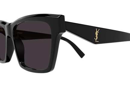 Solglasögon Saint Laurent SLM104 004 Polarized Fyrkantig Svart