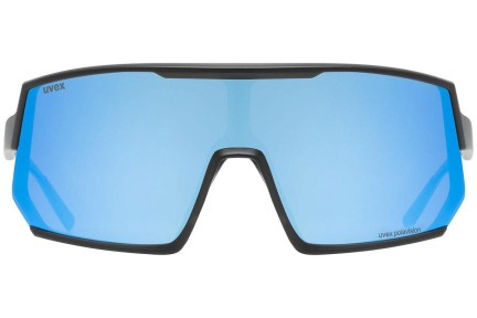 Solglasögon uvex sportstyle 235 P 2240 Polarized Enkel Lins | Shield Svart