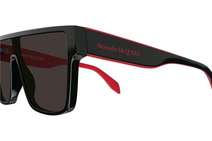 Solglasögon Alexander McQueen AM0354S 003 Flat Top Svart