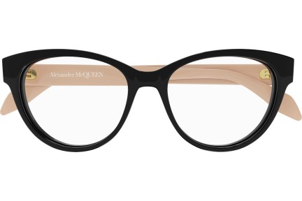 Glasögon Alexander McQueen AM0359O 004 Cat Eye Svart